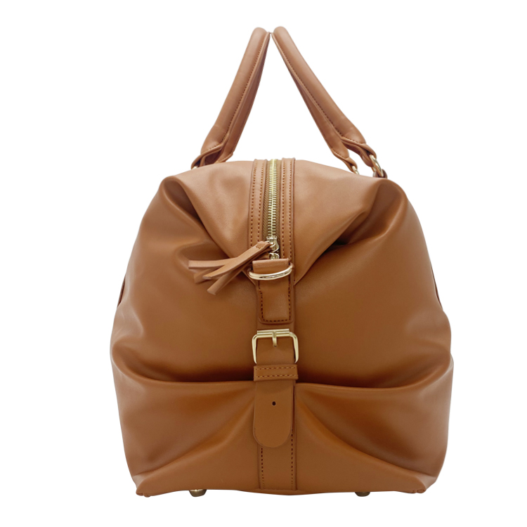 PU leather duffel bag 