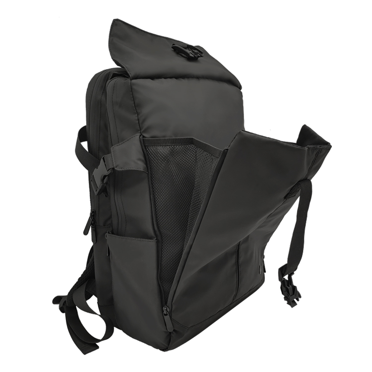 Men’s Waterproof Motorcycle-Inspired Expandable Backpack for supplier