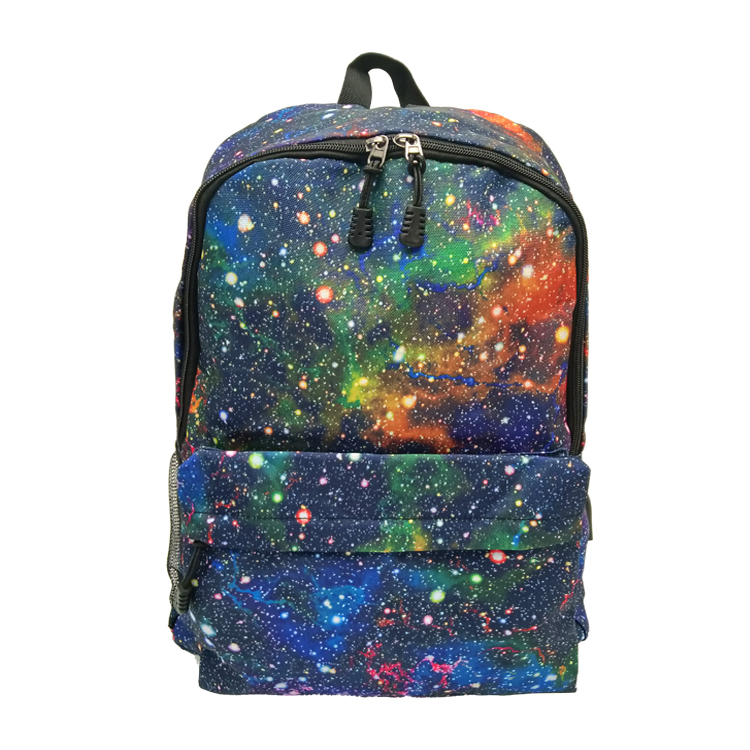 Campus & Travel Durable Oxford Bookbag with Starry Design  ﻿ ﻿for supplier