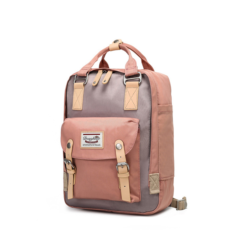 Women Stylish Canvas Doughnut Backpack For supplier