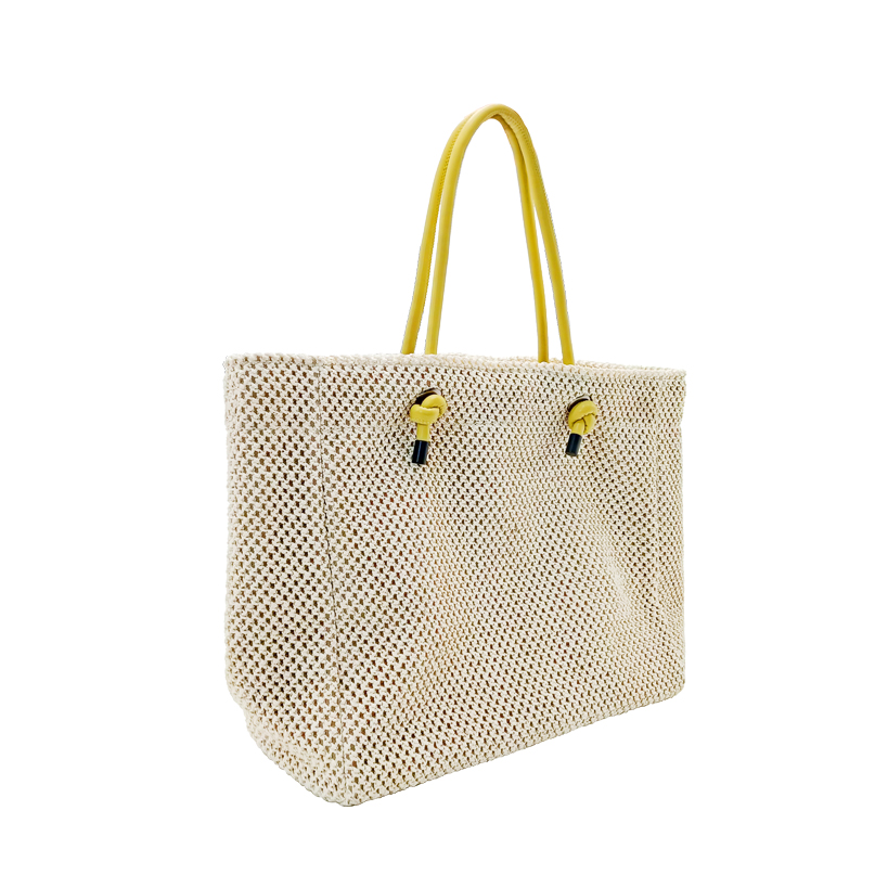 Woven Mesh Beach Tote Bag for supplier