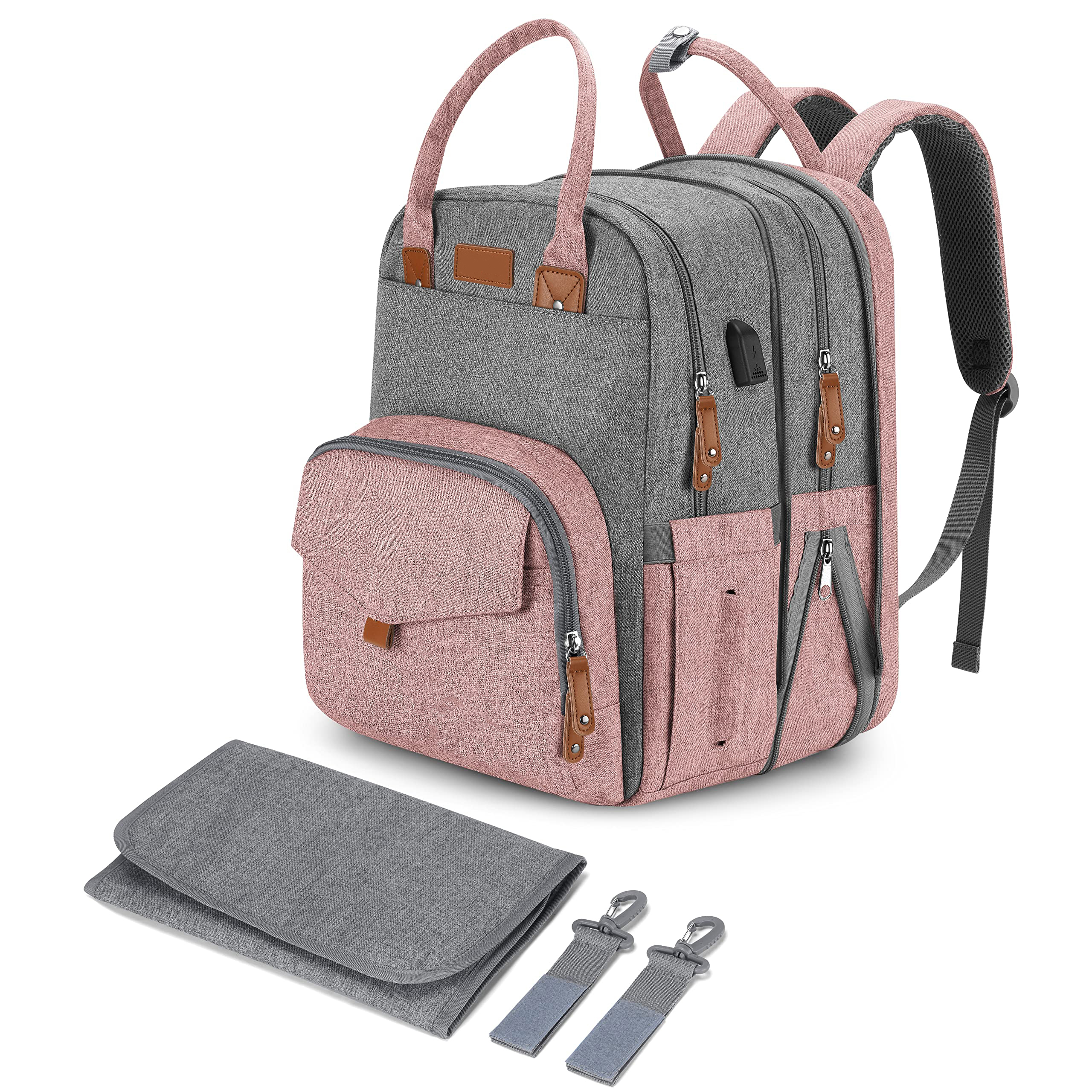 Expandable Oxford Diaper Backpack for supplier