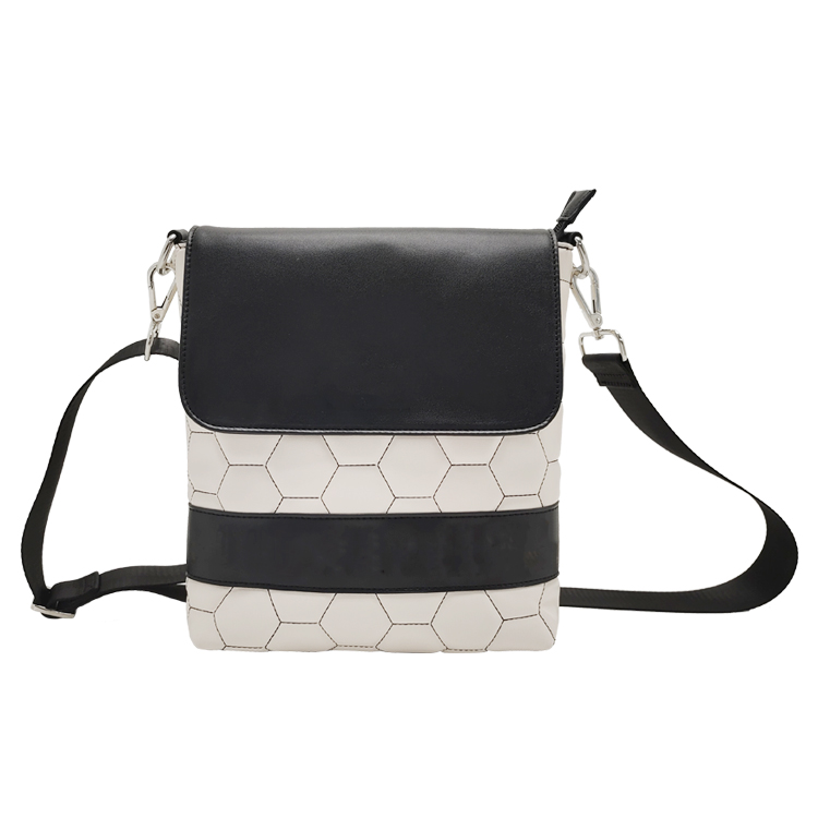 Hexagonal Lattice PU Crossbody Bag for supplier