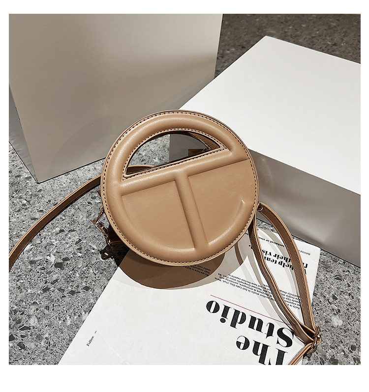 Women Stylish PU Leather Round Handbag for supplier