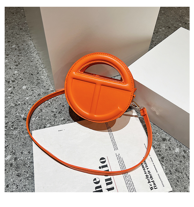 Women Stylish PU Leather Round Handbag for supplier