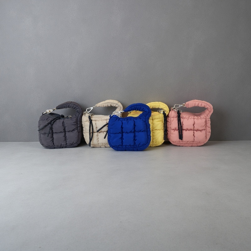 Stylish Down Jacket Fabric Mini Wallet for supplier