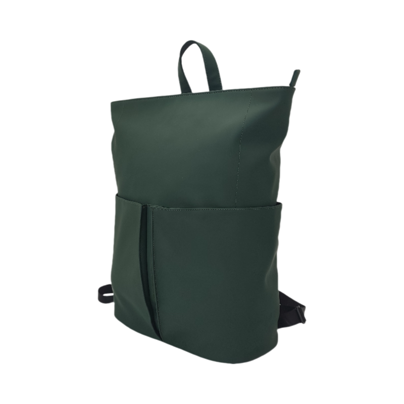 Sleek Forest Green Waterproof Backpack for supplier