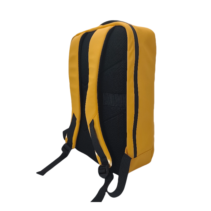 Vibrant Yellow Waterproof Nylon Laptop Backpack Set for supplier