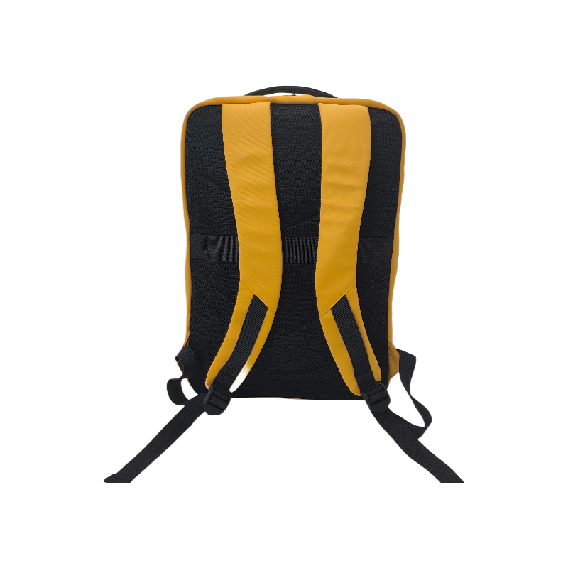 Vibrant Yellow Waterproof Nylon Laptop Backpack Set for supplier