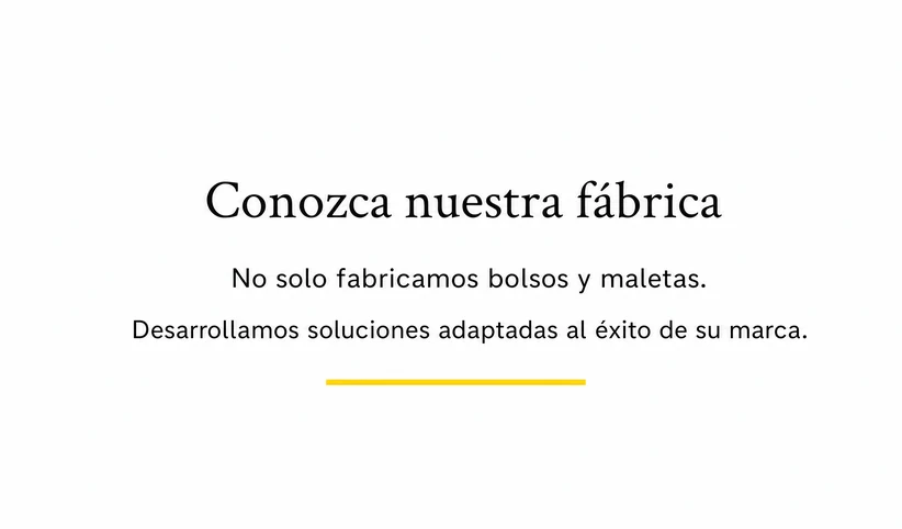 Conozca nuestra fábrica